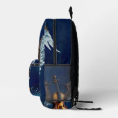 Prachtige elegante viool met vleugels. bedrukte rugzak (Rechts)