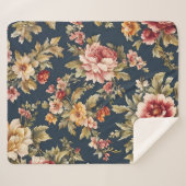 Prachtige elegante voorjaarsbloemen. schilderij sherpa deken (Voorkant (horizontaal))