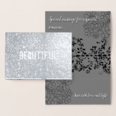 Prachtige elegantie folie kaarten (Display)