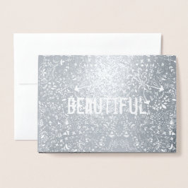 Prachtige elegantie folie kaarten