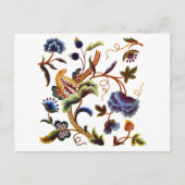 Prachtige Elizabethan Jacobean borduurwerk Briefkaart (Voorkant)