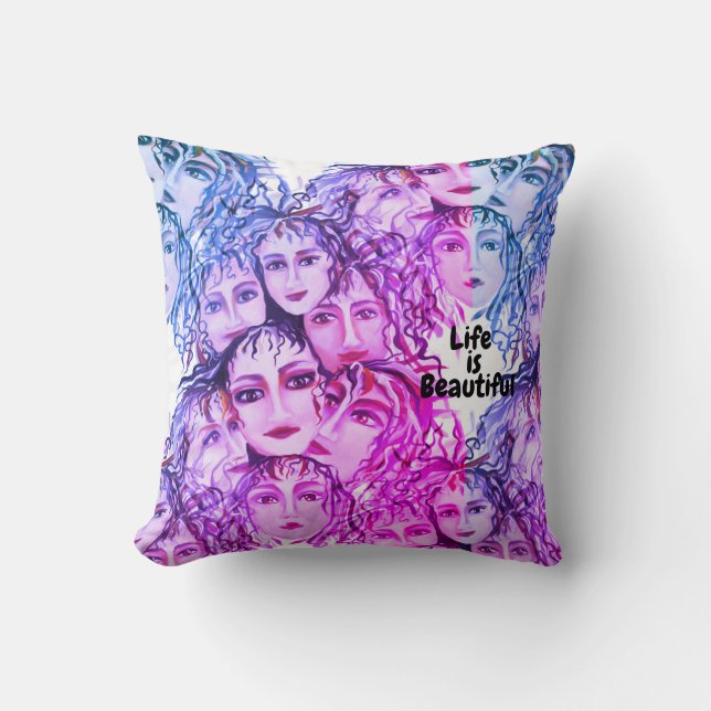 Prachtige Emotional Inspirerend Party Time Kussen (Voorkant)