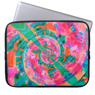 prachtige emotionele schilderachtige illustratie a laptop sleeve
