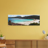 Prachtige en afgelegen baai canvas afdruk (Insitu (Woonkamer))