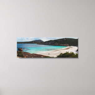Prachtige en afgelegen baai canvas afdruk