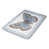 Prachtige en elegante blauwe vlinder badmat (Gekanteld)