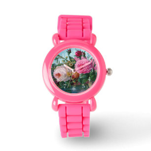 Prachtige en elegante  Rozen afdrukken Horloge