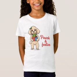 Prachtige en Festive Honden T-shirt, Fancy Kerstho T-shirt
