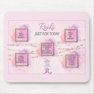 Prachtige en unieke Reiki-principes Mouse Mat Muismat