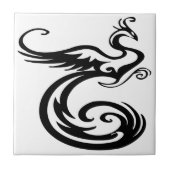 Prachtige en wilde Phoenix Tegeltje (Voorkant)