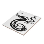 Prachtige en wilde Phoenix Tegeltje (Zijkant)