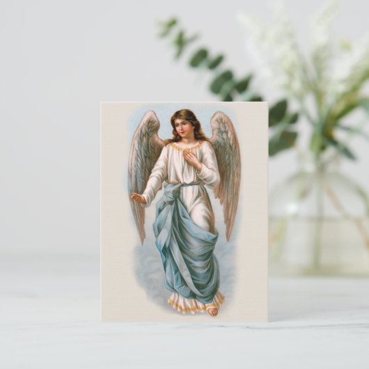 Prachtige  engel CC1090 Paasgroeten Briefkaart (Staand voorkant)