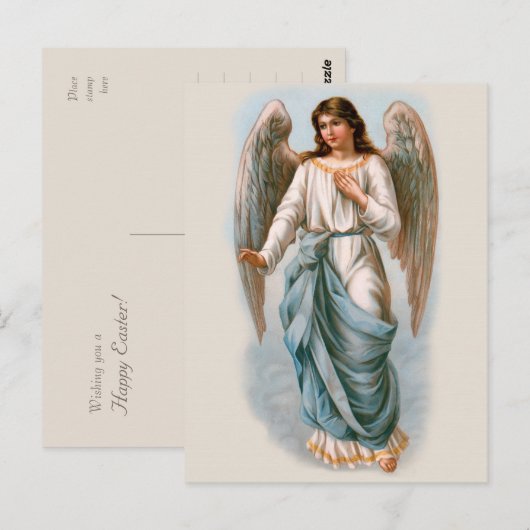 Prachtige  engel CC1090 Paasgroeten Briefkaart (Voorkant / Achterkant)