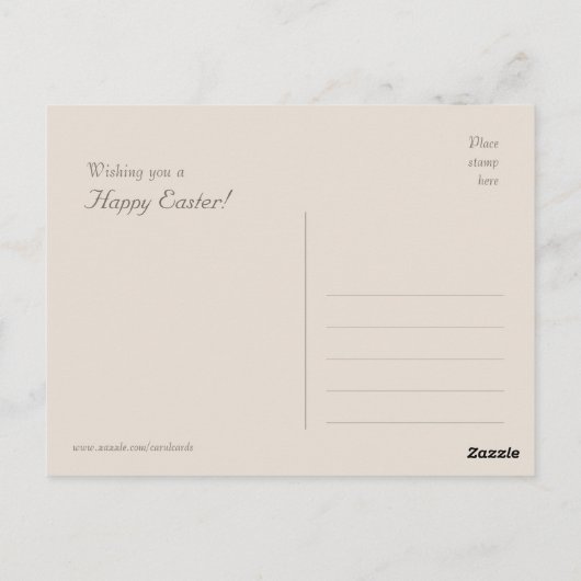 Prachtige  engel CC1090 Paasgroeten Briefkaart (Achterkant)