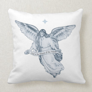 Prachtige  Engel met bericht Kussen