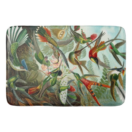 Prachtige Ernst Haeckel Hummingvogels Badmat (Voorkant)