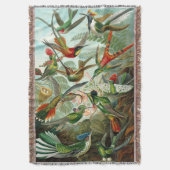 Prachtige Ernst Haeckel Hummingvogels Deken (Voorkant Verticaal)