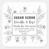 Prachtige etiketten van flessenMonogramproducten (Voorkant)