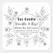 Prachtige etiketten van flessenMonogramproducten (Voorkant)