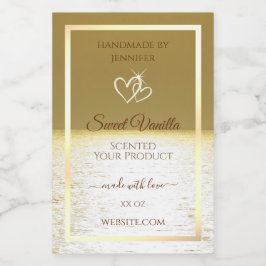 Prachtige etiketten voor productverpakking in de G