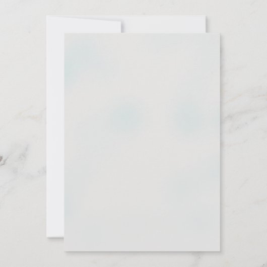 Prachtige eucalyptusvulling Beide ParentInvitation Kaart (Achterkant)