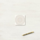 Prachtige exotische Boho Chic Mandala in Earth Ton Post-it® Notes (Op bureau)