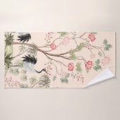 Prachtige exotische geelbekleding. Handtekening Badhanddoek (Badhanddoek)