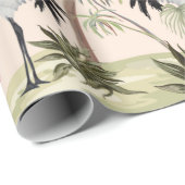 Prachtige exotische geelbekleding. Handtekening Cadeaupapier (Rol Hoek)