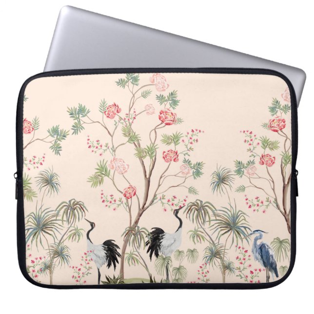 Prachtige exotische geelbekleding. Handtekening Laptop Sleeve (Voorkant)