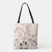 Prachtige exotische geelbekleding. Handtekening Tote Bag (Achterkant)