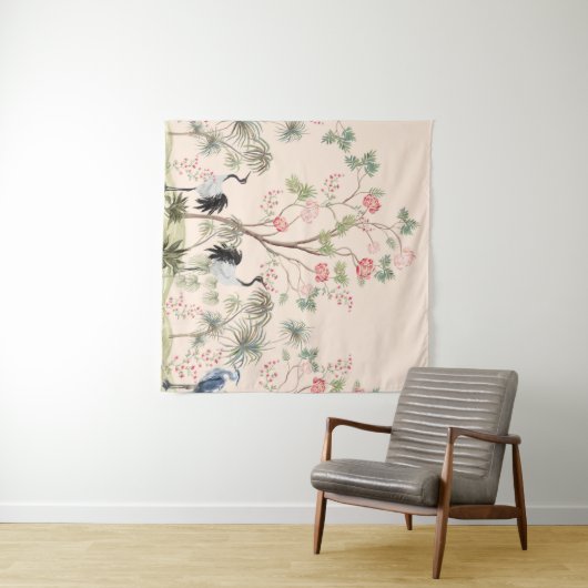 Prachtige exotische geelbekleding. Handtekening Wandkleed (In Situ (horizontaal))