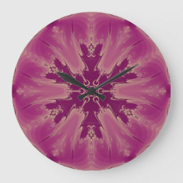 Prachtige exotische Paarse lades Grote Klok