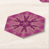 Prachtige exotische Paarse lades Kartonnen Onderzetters (Schuin)