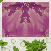 Prachtige exotische Paarse lades Theedoek (Gevouwen)