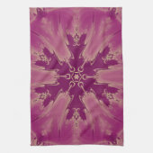 Prachtige exotische Paarse lades Theedoek (Verticaal)