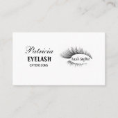 Prachtige Eyelash-uitbreidingen — technische knoei Visitekaartje (Voorkant)