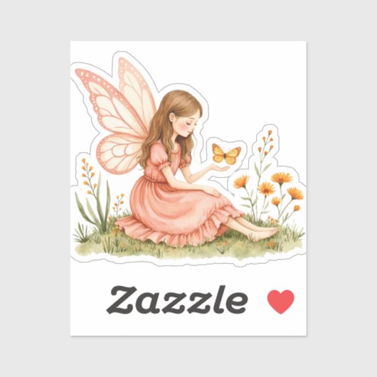Prachtige Fairy sticker (Vel)