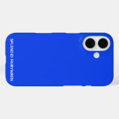 Prachtige Fairywren Blauwe Kleur Naam Case-Mate iPhone Case (Achterkant (horizontaal))