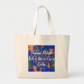 Prachtige Fantastische Feminine aanpassen Grote Tote Bag (Voorkant)