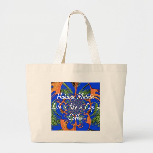 Prachtige Fantastische Feminine aanpassen Grote Tote Bag (Voorkant)