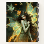Prachtige Fantasy Fairy Art Notitieboek (Achterkant)