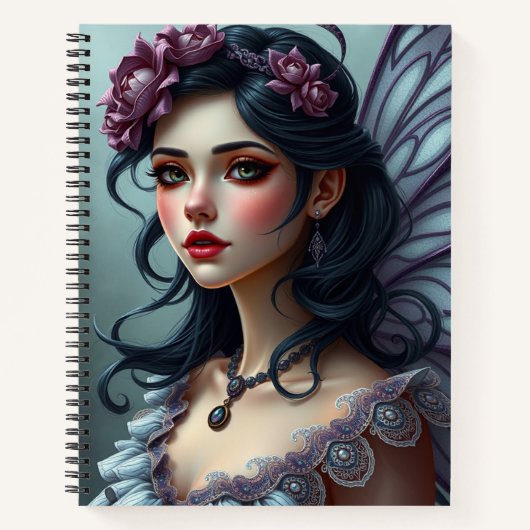 Prachtige Fantasy Fairy Art Notitieboek (Voorkant)