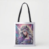 Prachtige fantasy kunst canvas tas (Voorkant)