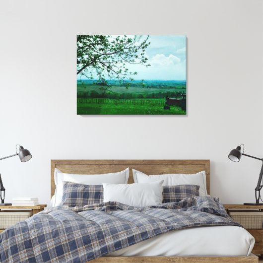 Prachtige Farming Landschapsfotografie Canvas (Insitu (Slaapkamer))