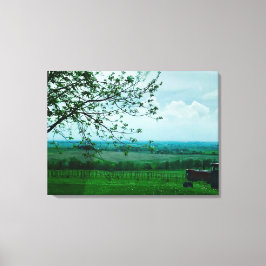Prachtige Farming Landschapsfotografie Canvas