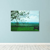 Prachtige Farming Landschapsfotografie Canvas Afdruk (Insitu (Houten vloer))