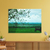 Prachtige Farming Landschapsfotografie Canvas Afdruk (Insitu (Woonkamer))
