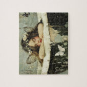 Prachtige fee slaapt in een bad legpuzzel (Verticaal)