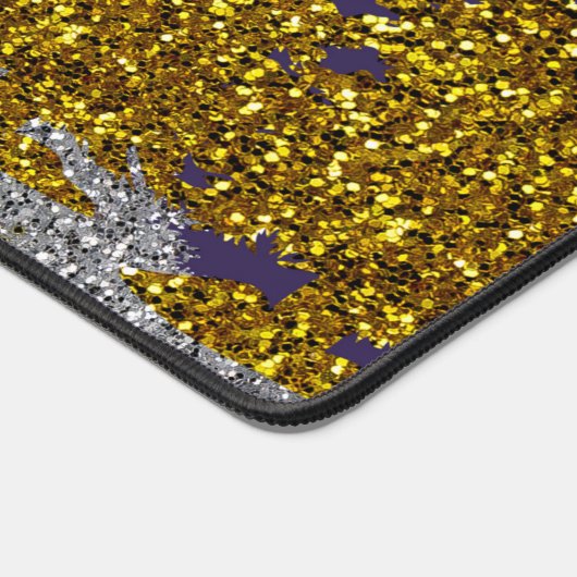 Prachtige feestdag in het paars bureaumat (Hoek)