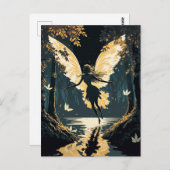 Prachtige feiën briefkaart (Voorkant / Achterkant)